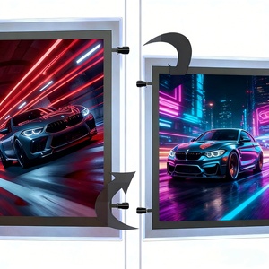 Ultra Slim High Brightness LED Light <b>Box</b> Customized Eco-friendly Acrylic Backlit Movie Poster Display Board Light <b>Box</b> - Product Image 1