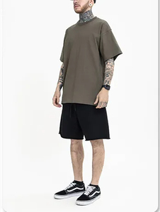 Venta caliente de alta calidad de gran tamaño de talla grande de impresión personalizada al por mayor camiseta en blanco para hombres - Product Image 2