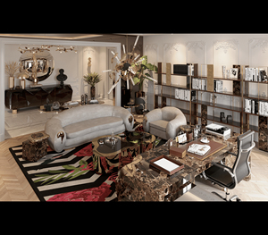 Italian Style Modern Light Luxury Elegant High End Design Premium <b>Materials</b> Living Room Furniture Soleil - Product Image 5