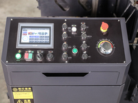 Machine à scier à ruban horizontale automatique à commande PLC H-50N avec moteur de 5,0 kW, composants de l'engrenage, capacité de coupe de 500 mm