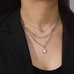 Collar de Moda con Cierre de Corazón en Acero Inoxidable 316L, Chapado en Oro PVD de 14K/18K, Joyería Fina para Mujer - Product Image 2