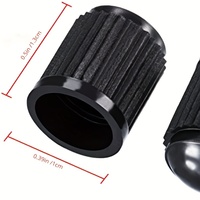 Bouchons de valve de pneu de voiture universels en plastique avec joint en caoutchouc, anti-poussière, anti-fuite, hermétiques, pour voiture, camion, SUV