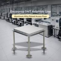 Panel Lantai Terangkat Anti Statis Aluminium 55mm Solid Blind Tile untuk Laboratorium, Pabrik Semikonduktor, Ruang Telekomunikasi Grosir