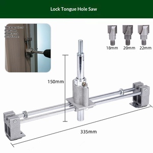 Attrezzo per Aprire la Linguetta della Serratura della Porta in Metallo, Strumento per Installazione di <span class=keywords><strong>Porte</strong></span> <span class=keywords><strong>Interne</strong></span> per <span class=keywords><strong>Falegnami</strong></span> - Product Image 4