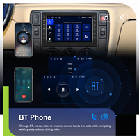 Podofo Android Voiture Stéréo 7 ''4 + 64G Sans Fil CarPlay/Android Auto GPS FM RDS Pour Volkswagen/PASSAT/Skoda/POLO/GOLF Personnalisation
