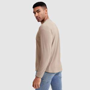 Camisa de manga larga para hombre de tacto suave resistente a los olores para capas básicas optimizadas para la recuperación atlética - Product Image 6