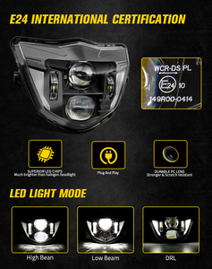 Ensemble de phare LED MS-YMHH426 Morsun pour 2013-2023 Yamaha WRF250/400/426/450 TTR WR XT MX <span class=keywords><strong>Enduro</strong></span> accessoires LED de moto - Product Image 3