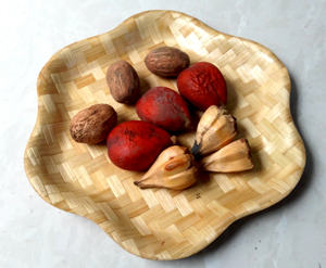 ชามสี่เหลี่ยมไม้ไผ่6นิ้วเป็นมิตรกับสิ่งแวดล้อมพร้อมดีไซน์หกมุมวัสดุทอสไตล์แปลกใหม่โลโก้ที่กำหนดเอง - Product Image 3