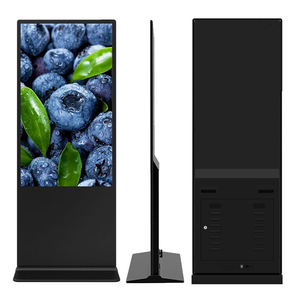 ZGS Écran tactile numérique Android de 98 pouces pour affichage publicitaire en intérieur, moniteur sur pied, lecteur publicitaire LCD - Product Image 1