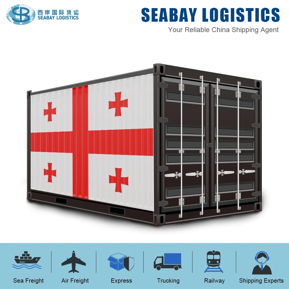 lcl container shipping service agent from china to georgia