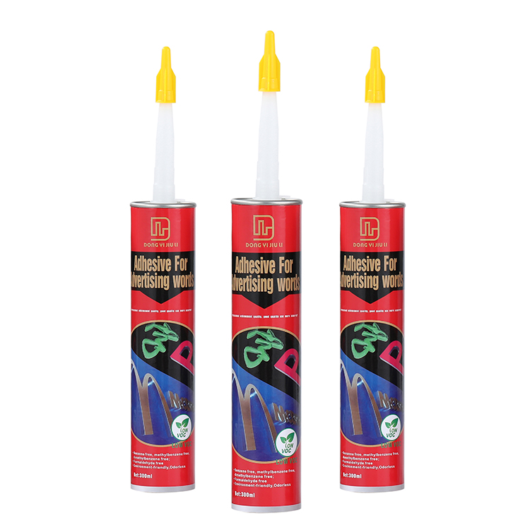 OEM transparent ECO friendly strong bonding neutral colle fix all adhesive liquid nails for construction