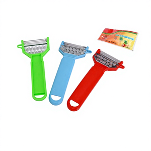 Pelapatate in Acciaio Inox ZAA - Modello AS-9071 - 16x6 CM - Manico Colorato - Colori Assortiti - Product Image 1