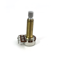 Potensiometer Linear Instrumen Gitar Berkualitas Tinggi CTS Same Copper Handle, Potensiometer Putar Kontrol Volume Cone 250k 500k