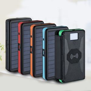 Batería Externa Solar Multicolor Desmontable al por Mayor con Triple Protección y Doble USB para Exteriores - Product Image 1