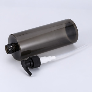 PET <b>Plastic</b> Bottles Cylinder Lotion Pump Cosmetic <b>Packaging</b> Body Lotion 4 Sizes Hc-037 - Product Image 3