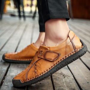 Zapatos de Moda, Zapatos de Cuero con Textura Hermosa, Talla Grande, Sandalias para Hombre Beath 2025, Zapatos de Cuero para Hombre - Product Image 5