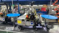 Machine à coudre industrielle 2502M à une aiguille, manuelle, portable, à lit plat, pour surjetage de tapis et vêtements, avec moteur à entraînement direct, en fer