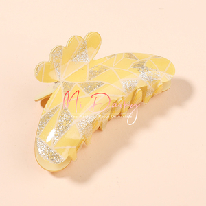 Mi Dairy-Pinzas para el pelo acrílicas de 90x48mm, accesorios para el cabello de gran tamaño con forma de cangrejo y <span class=keywords><strong>purpurina</strong></span>, estilo INS, 223439 - Product Image 5