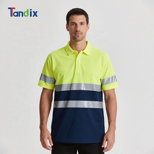 Uniforme de trabajador al aire libre de construcción Industrial de secado rápido de alta visibilidad, ropa de trabajo, camiseta de seguridad de alta visibilidad, camisetas de trabajo con logotipo personalizado - Product Image 2