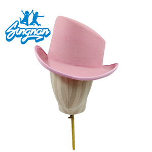 Accessoire de tour de magie accessoire de scène cirque chapeau de fête drôle chapeau haut de forme pliable de Magicia noir - Product Image 5
