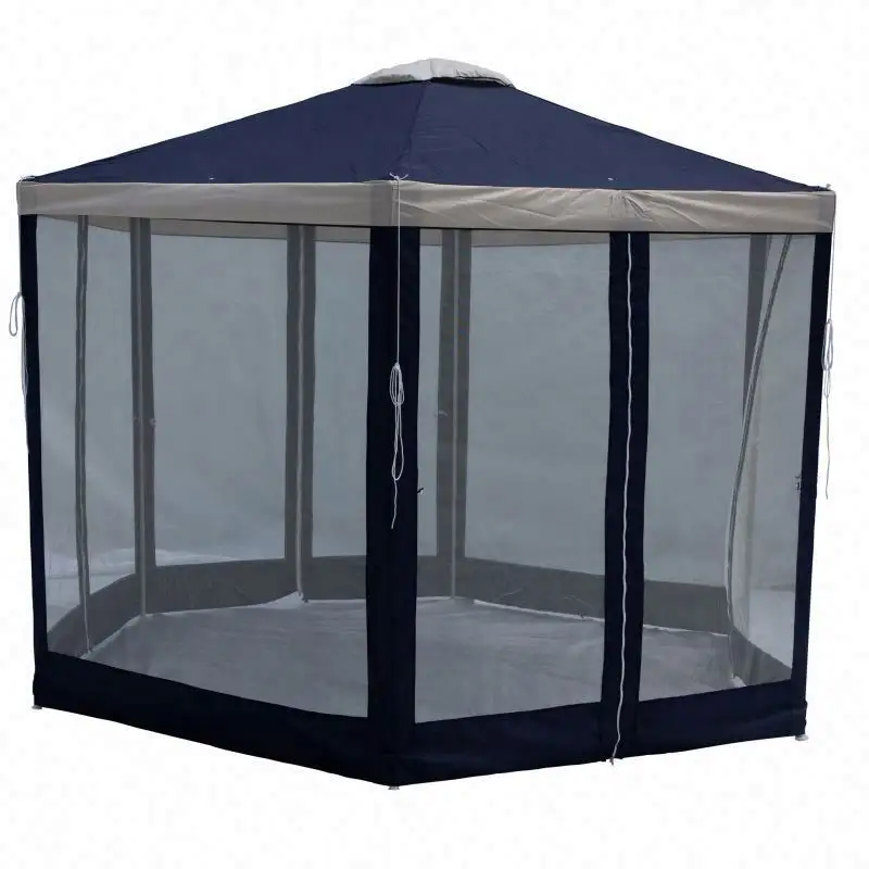 פלדה חיצונית גן gazebo thatched סככה gazebo למכירה