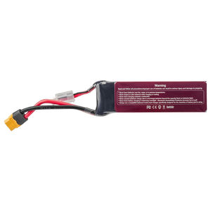 แบตเตอรี่ลิโพอัจฉริยะ 7.4V 2S 2200mAh 50C หัวเสียบ XT-60 สำหรับรถบังคับวิทยุและเรือ  พร้อมกระเป๋าแบตเตอรี่ลิโพ ขนาด 1:10 - Product Image 3