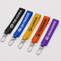 Dragonne de poignet en nylon tissé jacquard personnalisée, sangle de sac à dos en tissu robuste, OEM ODM, commande d'échantillon