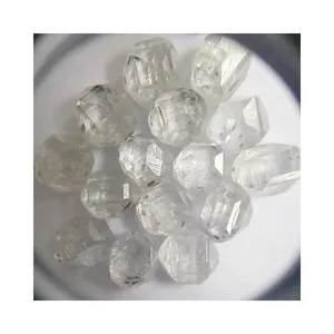 热光珠宝1克拉未切割粗白实验室生长HPHT CVD合成钻石粗金刚石每克拉钻石价格