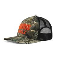Gorra Trucker Profesional de Camuflaje con Bordado 3D, Gorra de Malla Ajustable con Visera Plana para Caza al Aire Libre