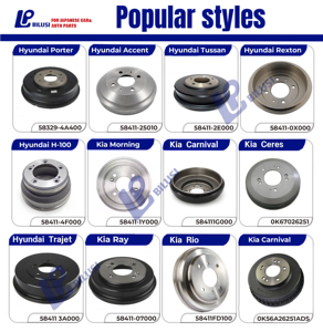 Bilusi, un año de garantía, piezas de camiones pesados de alta calidad, fabricante de tambor de freno de disco 0k68c26251b para <span class=keywords><strong>Kia</strong></span> BONGO III - Product Image 3