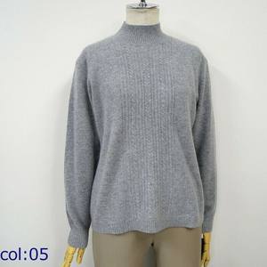 Otoño Invierno Ropa de mujer Suéteres de Cachemira de cuello alto de sensación suave y cómoda - Product Image 3
