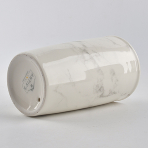 Venta al por mayor logotipo personalizado patrón de mármol de <span class=keywords><strong>doble</strong></span> pared de cerámica taza de viaje - Product Image 5