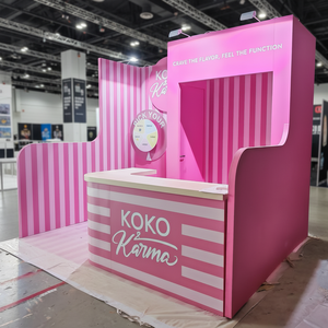 IZEXPO - Stand de Exhibición de 3x4m de Montaje Rápido en 30 Minutos, sin <span class=keywords><strong>Herramientas</strong></span>, para Exhibición de Bebidas y Alimentos en Ferias Comerciales - Product Image 2