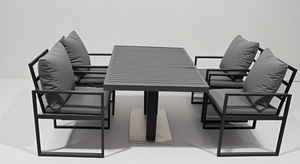 कास्ट एल्यूमीनियम आउटडोर गार्डन पैटियो एल्यूमीनियम आउटडोर पेटियो फर्नीचर ऊंचाई-समायोज्य स्वचालित तालिका - Product Image 6