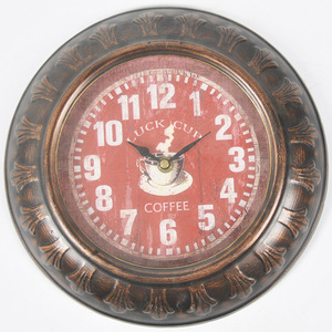 Horloge murale en bois décorative pour la maison, 27,7*27,7 cm, meilleur <span class=keywords><strong>prix</strong></span>, décoration moderne, salon, horloge murale ronde durable - Product Image 1