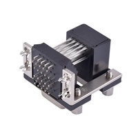 Conector VGA de Doble Capa CHUANGQIN CQ-D-SUBSC1515, D-SUB de 15 Pines 5.08 Hembra-Hembra con Tornillo, Conector de Video para Placa Base