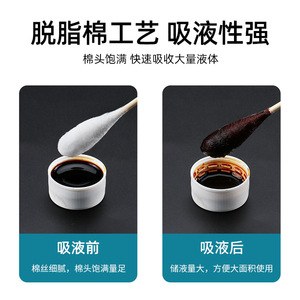 Hisopos Médicos de Algodón con Cabeza Grande de 20 cm, Estériles y Desechables para Uso Ginecológico y Oral - Product Image 5