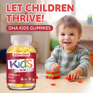 Gommose per Bambini OEM Vendita Calda, Gommose DHA+<span class=keywords><strong>OMEGA</strong></span> 3 per Bambini, Supportano la Funzione Cerebrale Sana e la Salute del Cuore, Gommose per Vitamine e Funzioni Cerebrali - Product Image 2