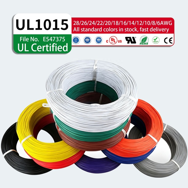 High Quality for 1015 10/8/6 AWG 600V 105C Tinned Copper PVC Insulated Battery Wire Power Cable for Solar EV UPS