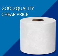 Papier toilette commercial Nanbo 24 rouleaux, sûr, 1 à 4 plis, doux, résistant, jetable, absorbant, fabriqué à partir de pâte de bambou, vente en gros
