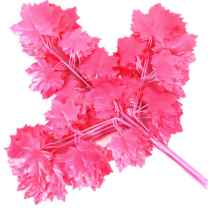 Feuilles de mangue artificielles en soie, verdure décorative pour mariage et décoration intérieure, respectueuses de l'environnement - Product Image 4
