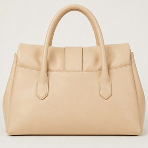 Bolso de Mano Gorfia Clásico Minimalista de Cuero Genuino Suave con Asa Plegable, Hebilla Circular de Metal, Elegante Bolso para el Trabajo, Multicolor - Product Image 5