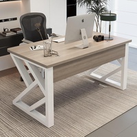 Bureau d'ordinateur de jeu moderne et luxueux, en MDF avec revêtement en poudre, pieds en acier, ergonomique, écologique, durable, multifonctionnel, pour la maison