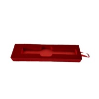 Emballage en coton perlé sur mesure, flocage, rainurage EPE, perforation, acceptant les dessins/échantillons des clients pour
