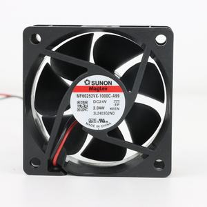 Ventilador Axial de Refrigeración SUNON MF60252VX-1000C-A99 Eléctrico 60x60x25mm 24VDC 80mA 2.04W 5200RPM 27CFM con Rodamiento Vapo para Gabinetes e Inversores - Product Image 1