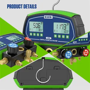 MRCARTOOL-multímetro Digital L302 para refrigeración, herramienta de prueba de presión Dual, gran oferta