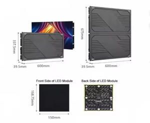 จอวิดีโอวอลล์ LED 4K สำหรับภายในอาคาร ความคมชัดสูง ความสว่าง 600cd/ตร.ม. อัตรารีเฟรช 7680Hz เหมาะสำหรับห้องประชุม สนามบิน โรงภาพยนตร์ - Product Image 1
