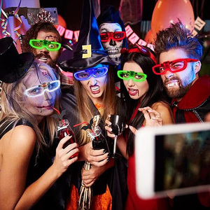 Gafas LED Luminosas para Fiestas, Gafas de Neón con Función Intermitente para Fiestas Rave, Cumpleaños, Bodas, Fiestas Temáticas - Product Image 2