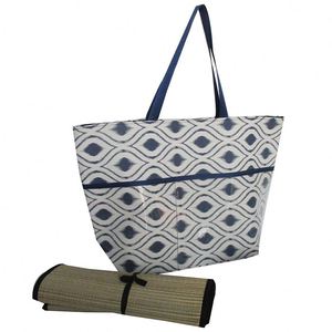 custom design beige color huge pearl bead bag sea beach Bag - Product Image 1
