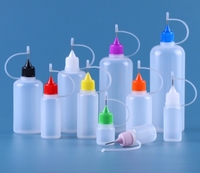 Bouteille à presser 10ml 30ml flacon compte-gouttes à pointe d'aiguille bouteille en plastique de colle